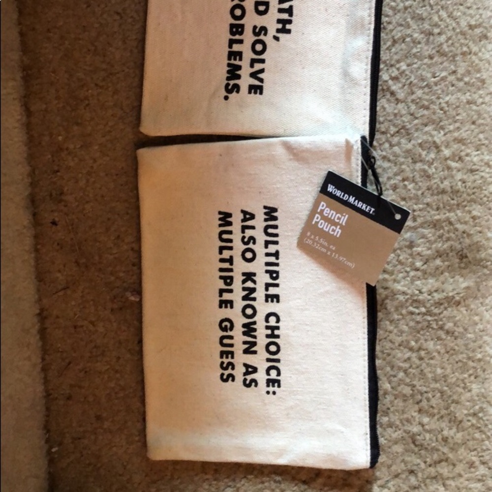 Pencil pouches